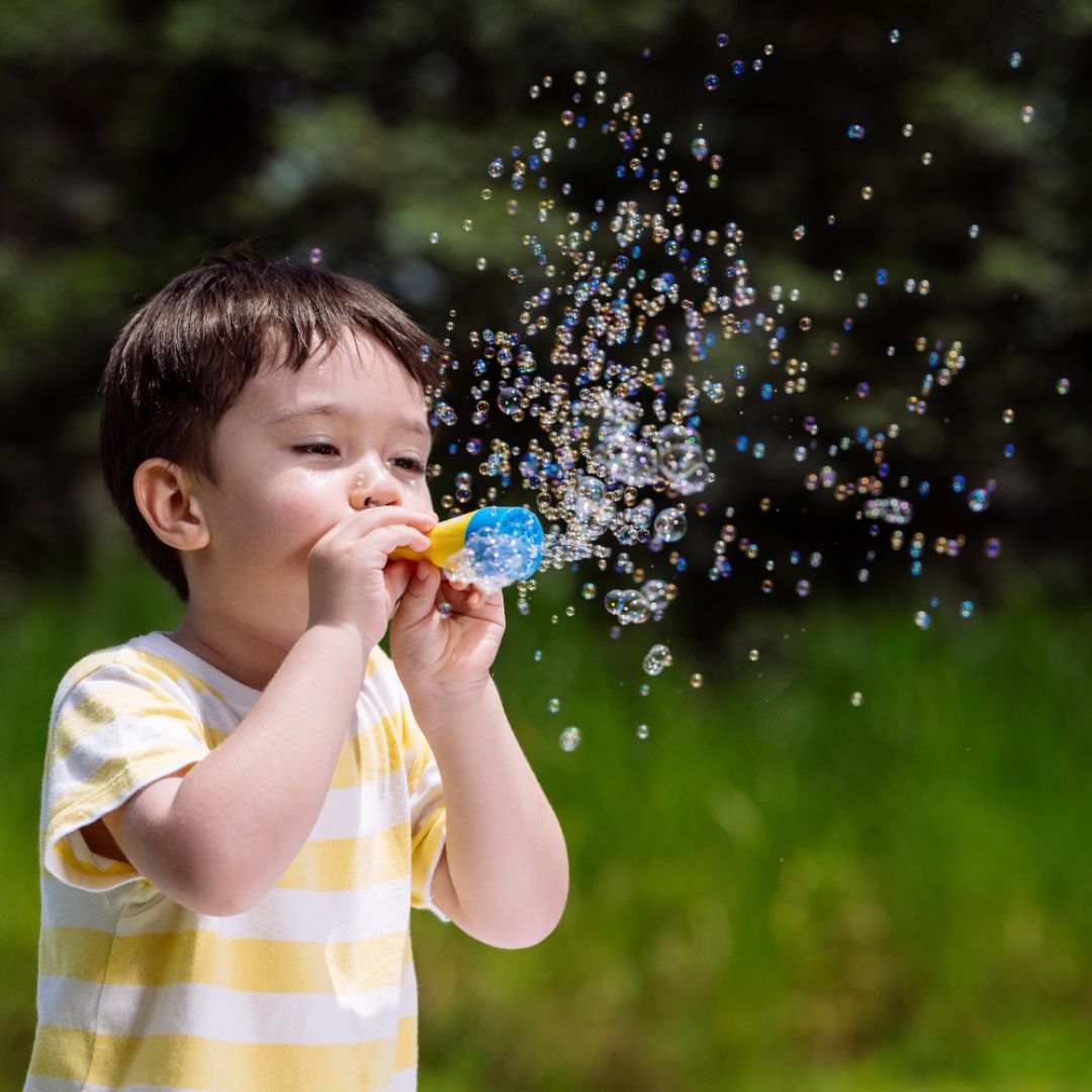 UNCLE BUBBLES CATCH N STACK BIZZY BUBBLE, Ages 3+