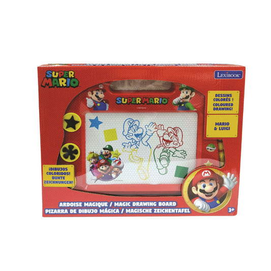 MARIO MAGNETIC MULTICOLOR DRAWING BOARD A5 W/ACCESSORIES