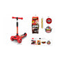 Red Disney Pixar Cars Lightning McQueen 3-wheel twist scooter for toddlers and kids aged 3 plus