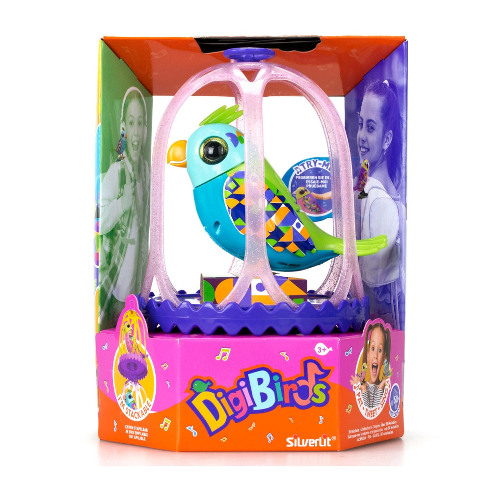 Bizak Digibirds Casita – Maison Avec 2 Oiseaux Exclusifs, Autocollants, Chants Et Choeurs, Dès 3 Ans