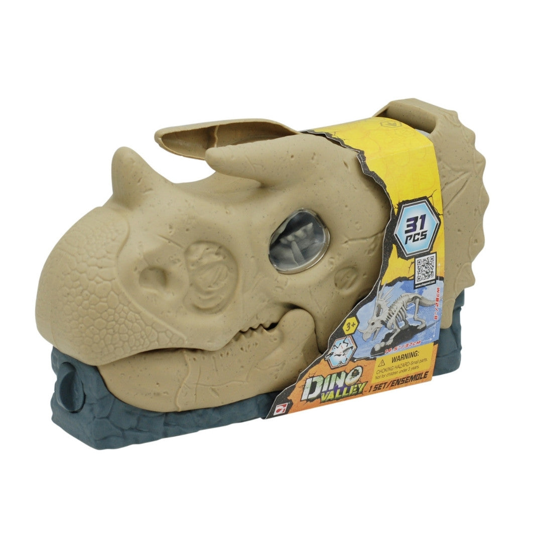 CHAPMEI DINO VALLEY STYRACOSAURUS SKELETON PLAYSET,Ages3+