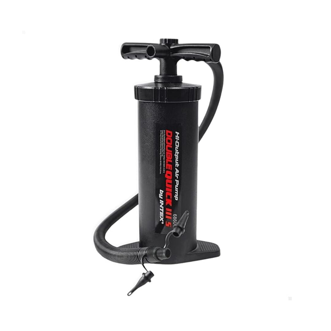 Intex Double Quick III S manual high output hand pump for inflating pool floats and airbeds