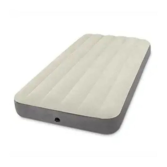 Intex Dura-Beam Queen High Bed 152x203x25cm inflatable air mattress with velvety flocked top for adults