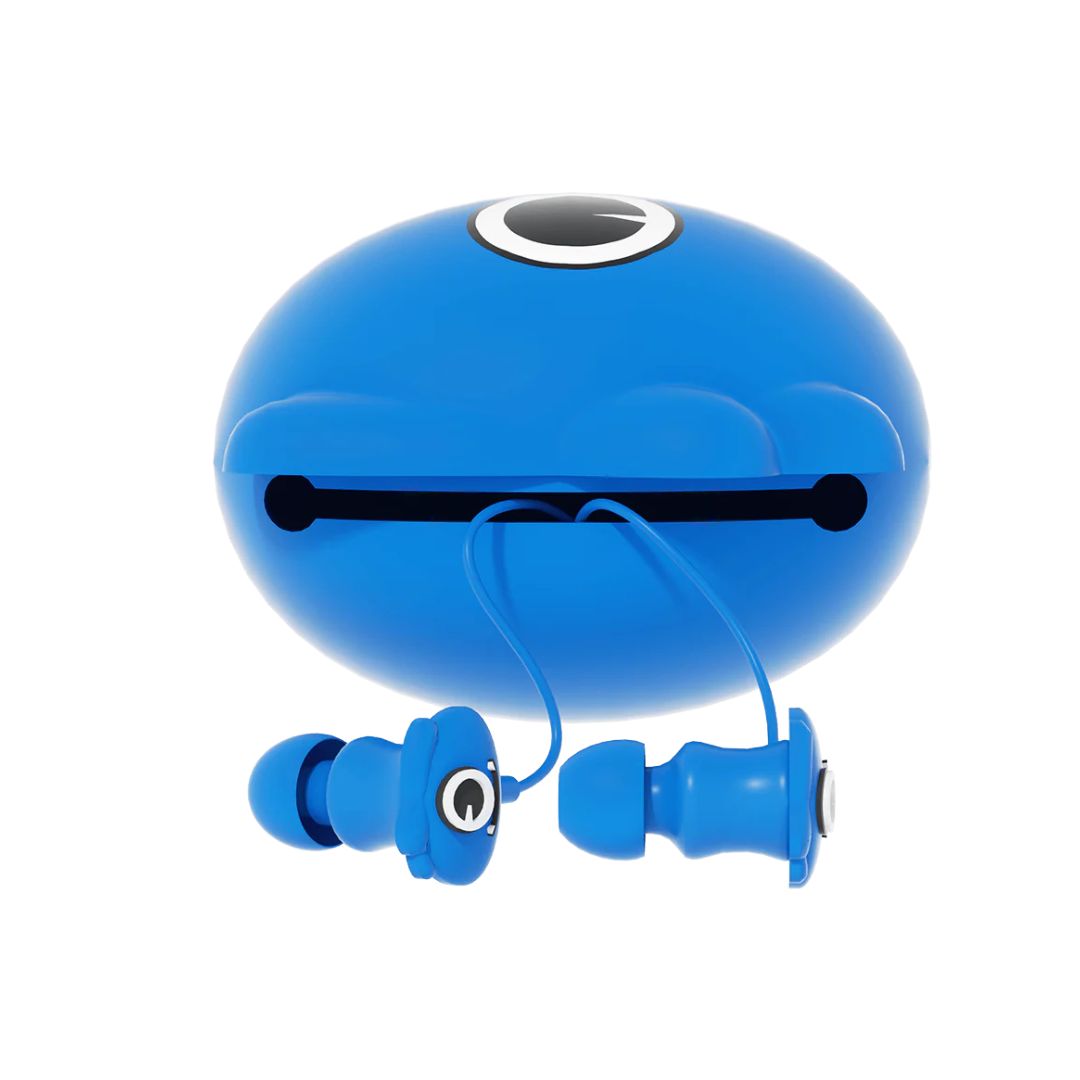 JELLIE DROPS BLUE WIRED 3.5MM PLUG, Ages 5+