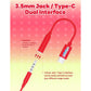 JELLIE DROPS RED WIRED 3.5MM PLUG, Ages 5+