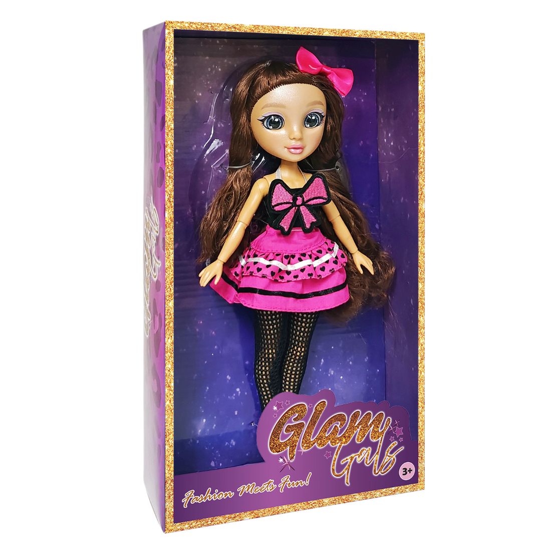 KAIWELL FASHION DOLL ROSE RED POSEABLE GLAM GIRLZ 9, Ages 3+
