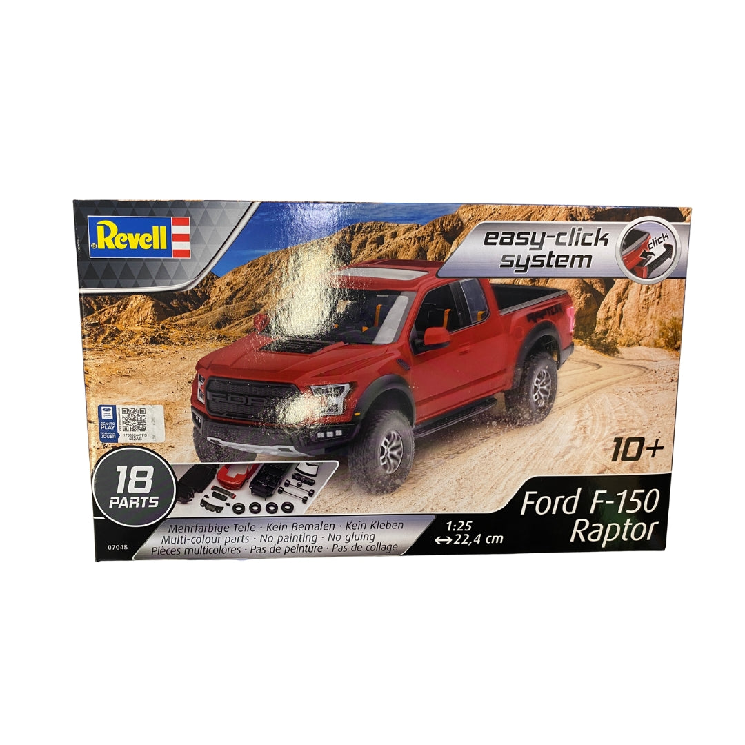 REVELL CONTROL FORD F-150 RAPTOR-ASSEMBLY KIT, Ages 10+