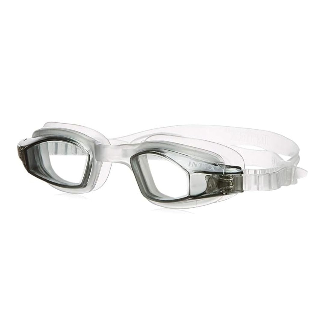 Intex Free Style Sport Goggles for kids ages 8 and up with adjustable head strap and leak-proof seal