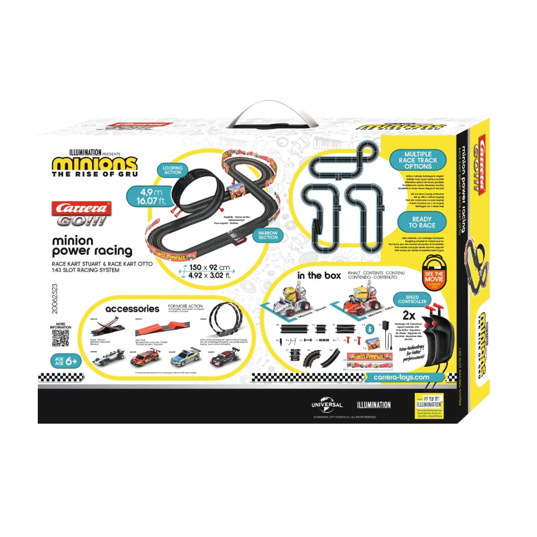 CARRERA GO! MINION KART RACING(4.3M), Ages 5+