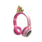 Lexibook Disney Princess pink foldable Bluetooth and wired headphones for kids with built-in microphone
