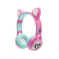 Lexibook Barbie pink wireless rechargeable headphones with glowing LED lights for kids age 6 plus