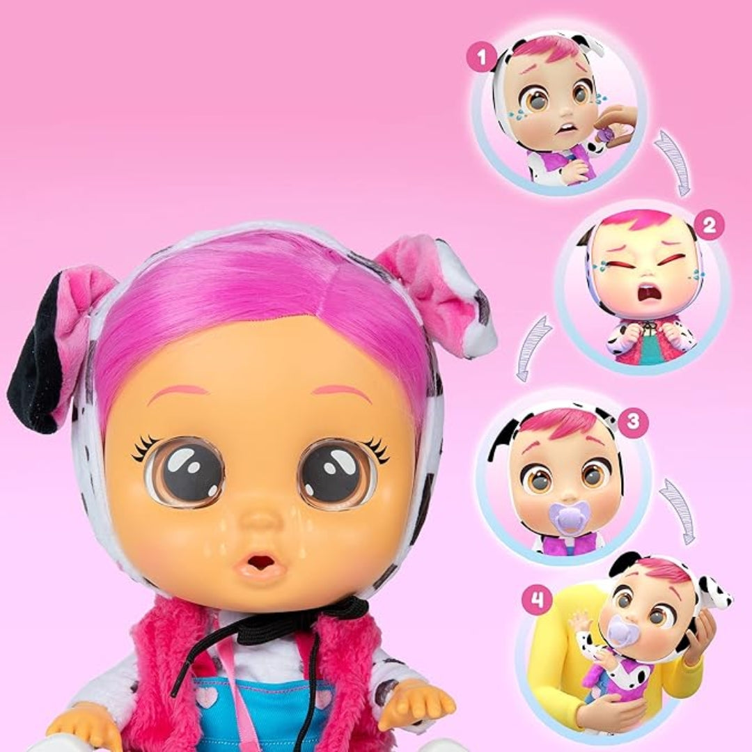 IMC Toys CRY BABIES DRESSY DOTTY, Ages 18m+