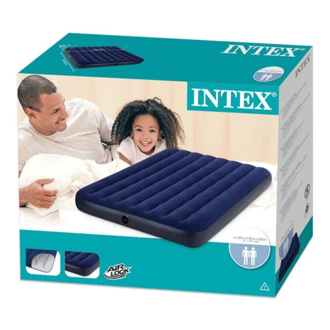 INTEX DURABEAM SERIES DOWNY AIRBED(137X191x25),Ages Adult