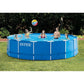 INTEX METAL FRAME POOL SET(15ft)-(457x122), Ages 6+