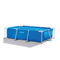 INTEX RECT.FRAMEonly POOL W/O PUMP(2.6x1.6x.65), Ages 6+