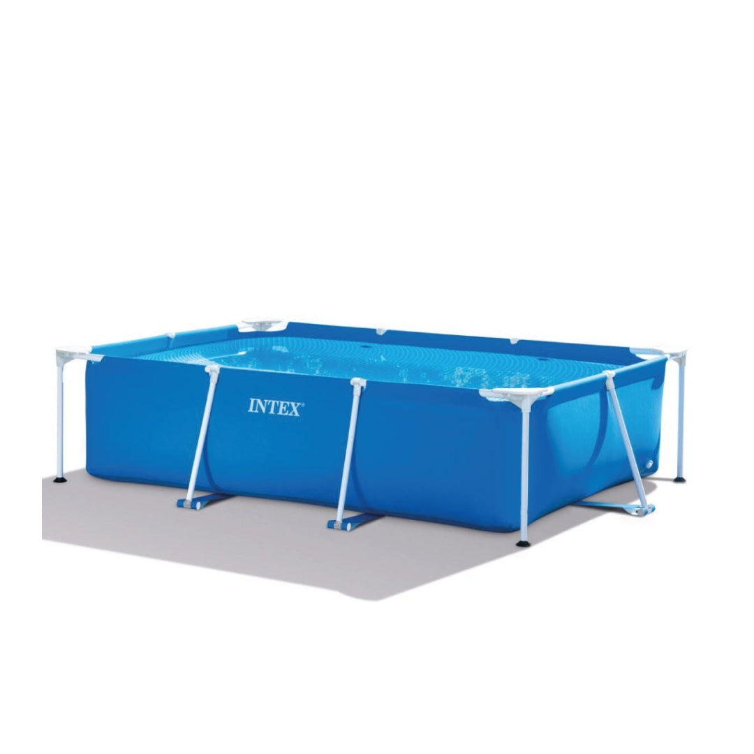 INTEX RECT.FRAMEonly POOL W/O PUMP(2.6x1.6x.65), Ages 6+