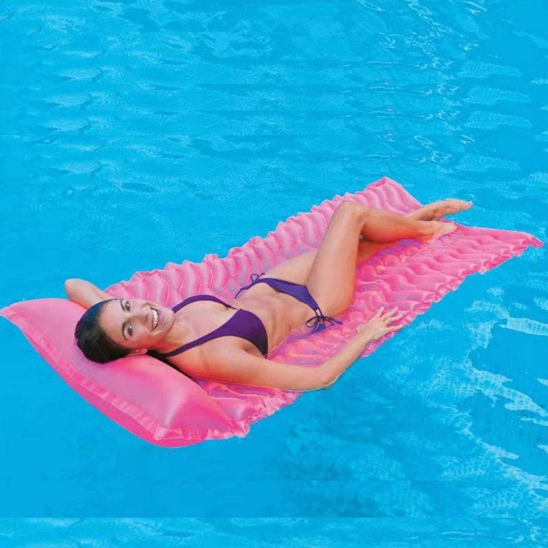 INTEX TOTE N FLOAT WAVE MATS(3 ASST), Ages Adult