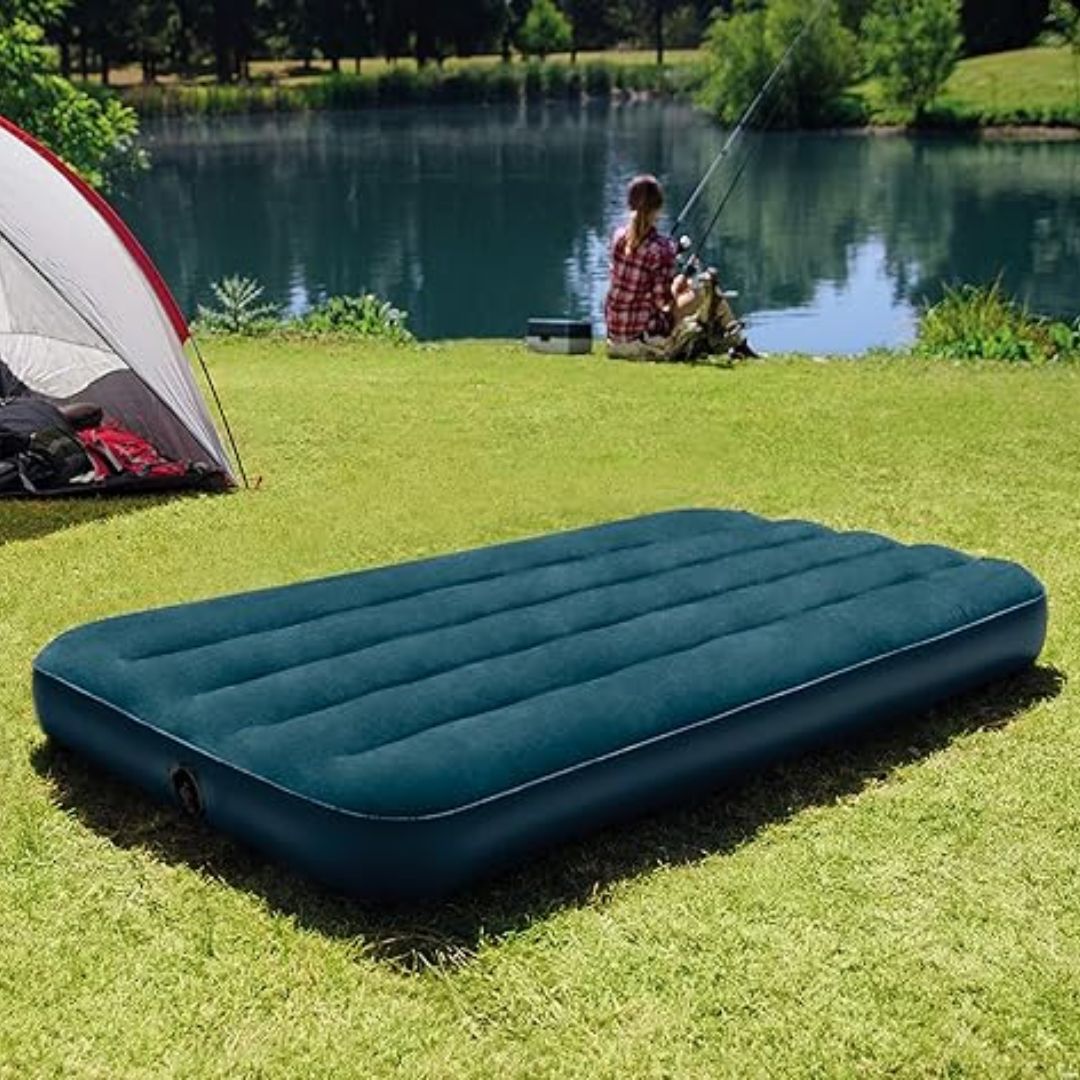 INTEX TWIN DURABEAM DOWNY GREEN MIDNIGHT, Ages Adult