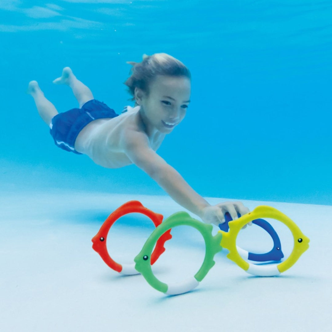 INTEX UNDERWATER FISH RINGS, Ages 6+