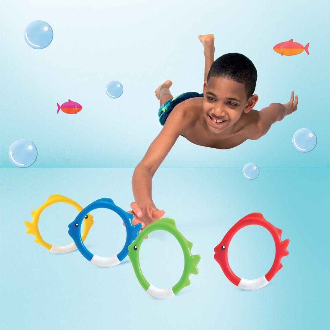 INTEX UNDERWATER FISH RINGS, Ages 6+