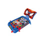 exibook Spiderman electronic tabletop pinball machine with LCD score screen and Marvel graphics for kids