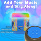 JELLIE-O-K WIRELESS KARAOKE SPEAKER BLUE, Ages 5+