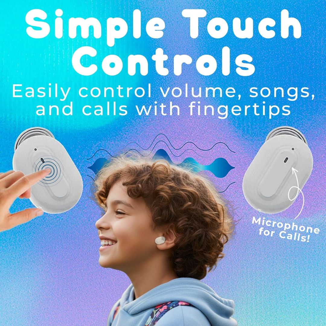 JELLIE WIRELESS EARPODS BLUE, Ages 5+
