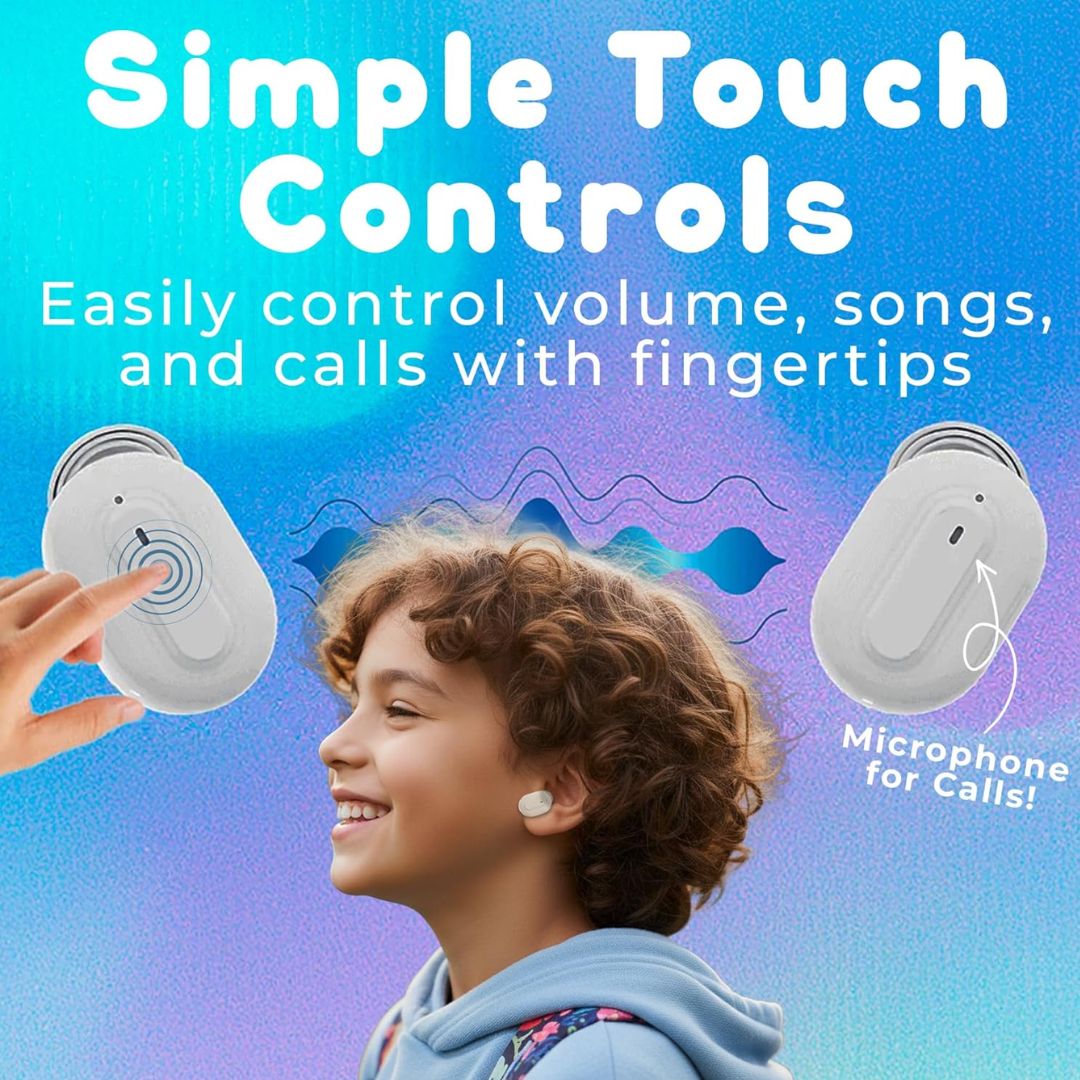 JELLIE WIRELESS EARPODS PINK, Ages 5+