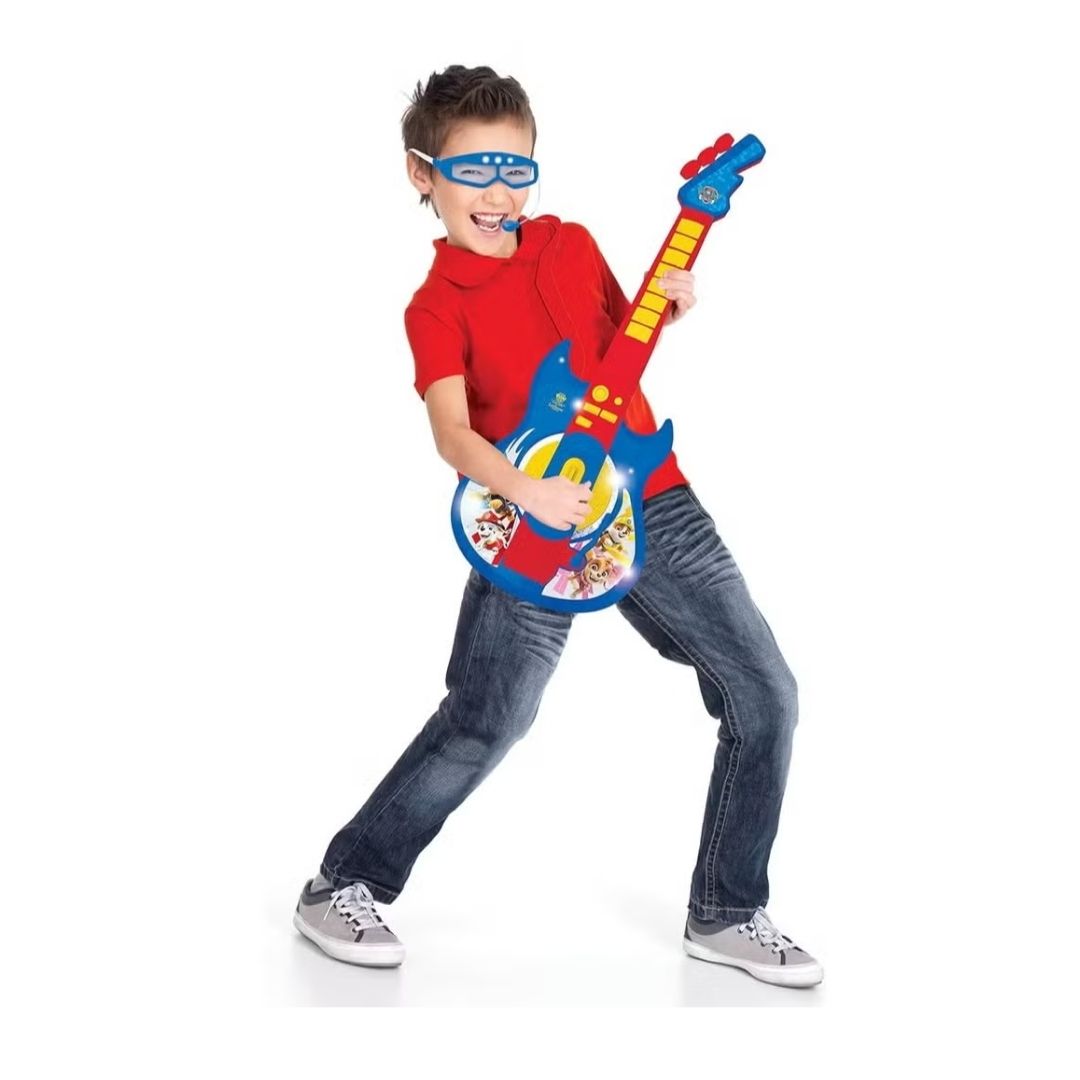 LEXIBOOK PAW PATROL ELECTRONIC GUITAR W/MIC, Ages 3+