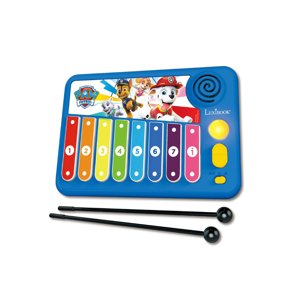 PAW PATROL ELECTRONIC XYLOPHONE W/LEARNING MUSIC METHOD W/LIGHTS
