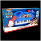 Lexibook Paw Patrol blue kids electronic keyboard piano with flashing lights microphone and Marshall Chase Skye graphics