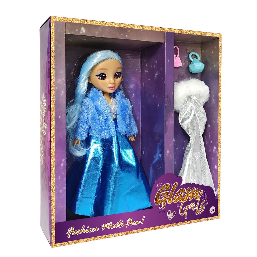 KAIWELL FASHION DOLL GLAM GIRLZ W/LONG DRESS 9, Ages 3+
