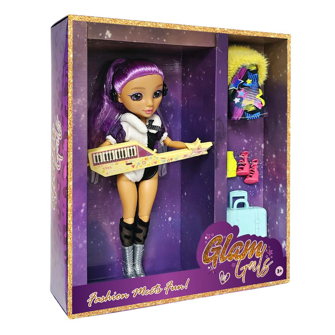KAIWELL FASHION DOLL MUSIC PARTY GLAM GIRLZ 9, Ages 3+