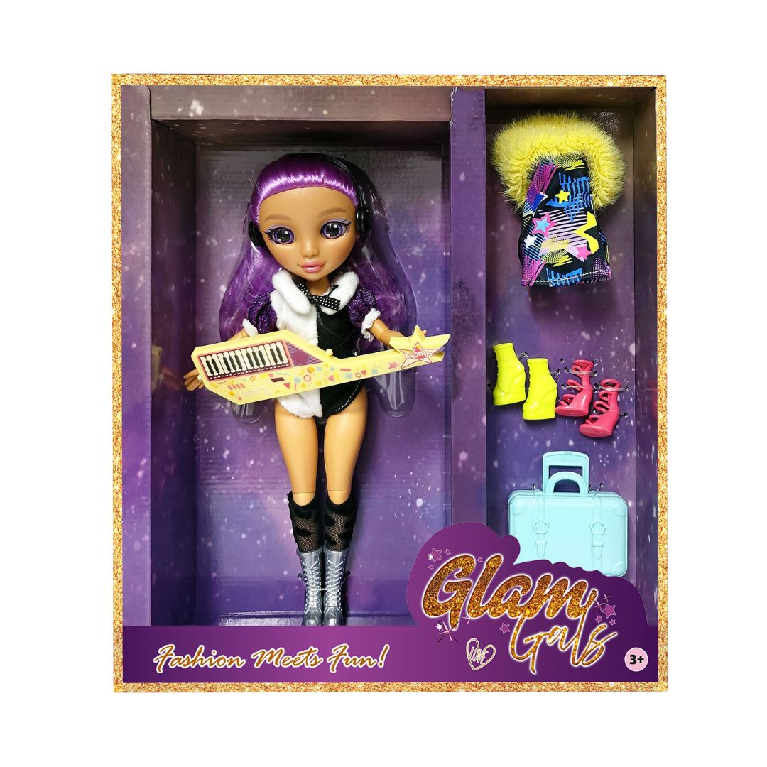 Kaiwell Music Party Glam Girlz 9 fashion doll with accessories for indoor play and collectibles for girls