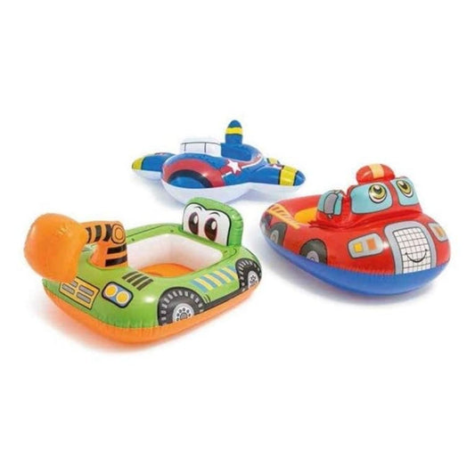 Intex Kiddie Car inflatable pool float for toddlers with steering wheel and horn