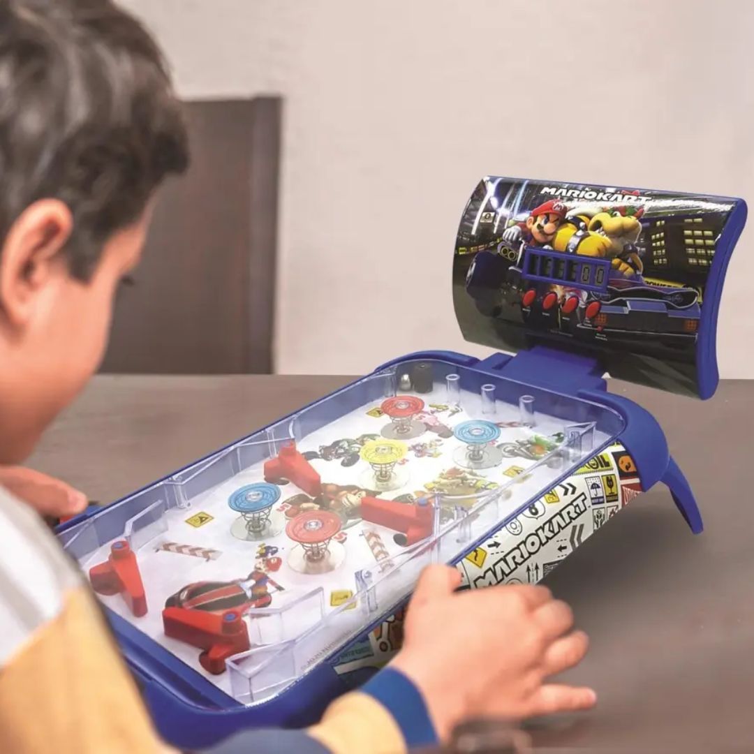LEXIBOOK MARIO KART ELECTRONIC PINBALL W/LIGHTS N SOUND, Ages 5+