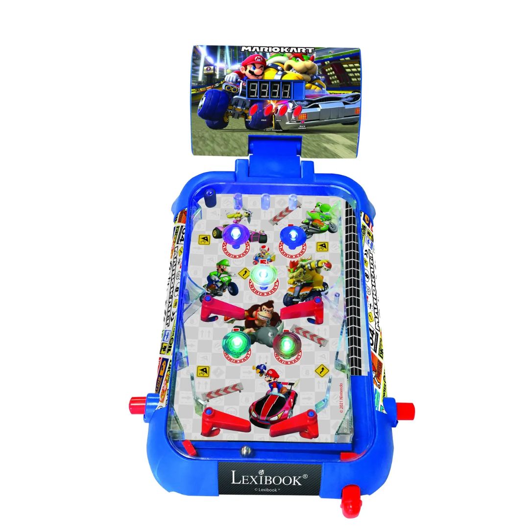 LEXIBOOK MARIO KART ELECTRONIC PINBALL W/LIGHTS N SOUND, Ages 5+