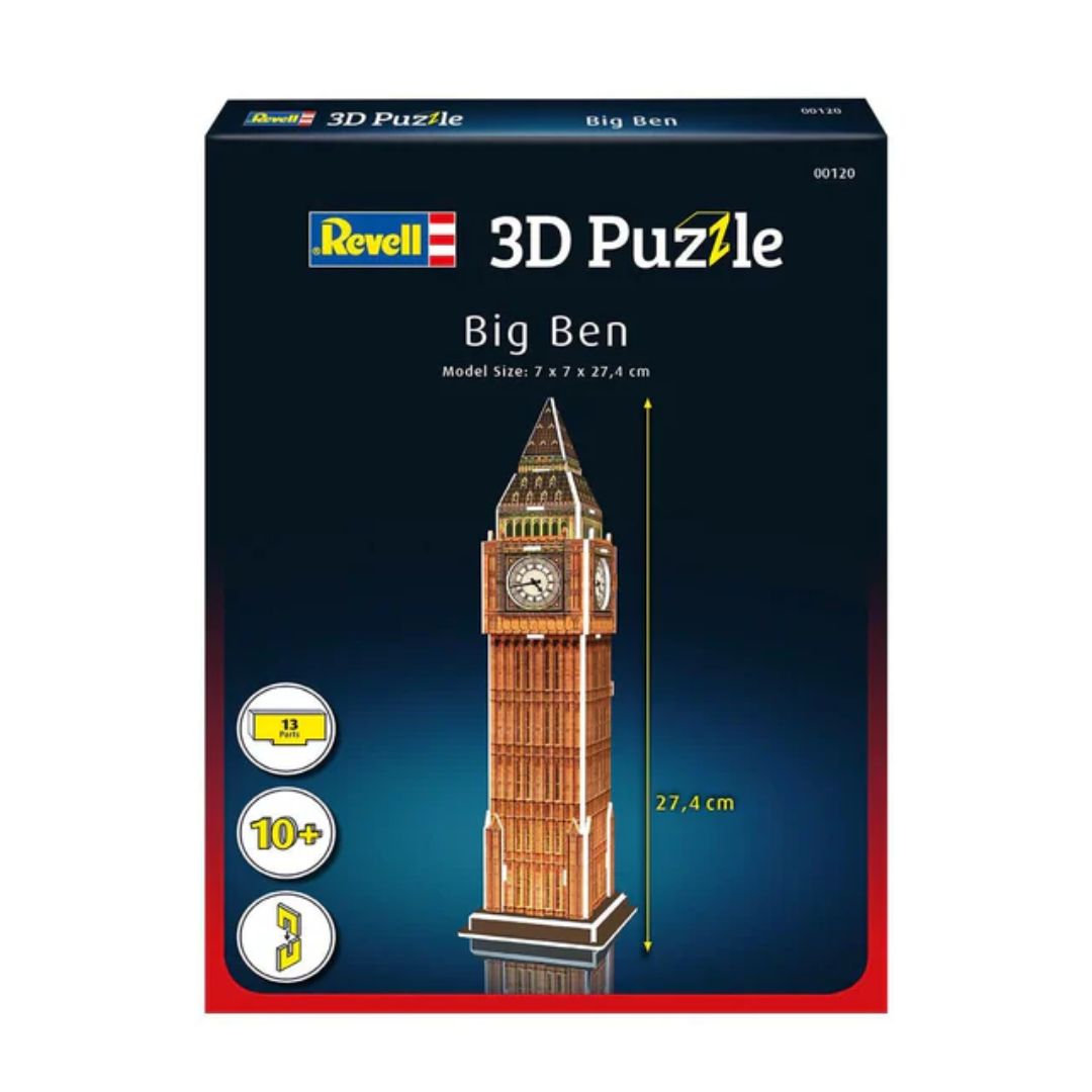REVELL CONTROL MINI 3D PUZZLE BIG BEN,Ages10+