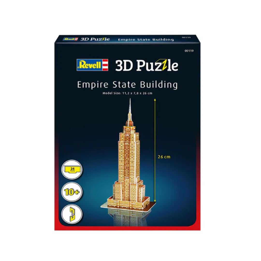 REVELL CONTROL MINI 3D PUZZLE EMPIRE STATE BUILDING,Ages10+