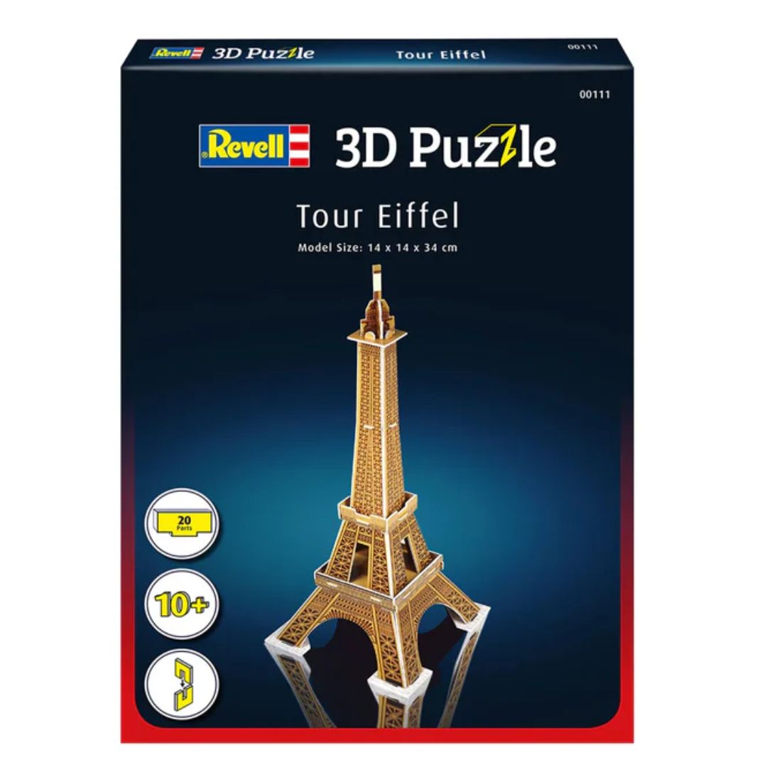 REVELL CONTROL MINI 3D PUZZLE TOUR EIFFEL,Ages10+
