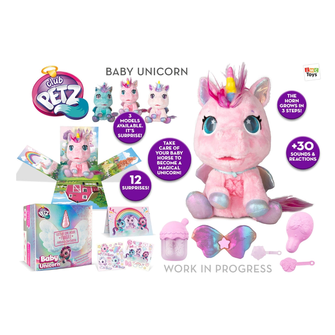 IMC Toys MY BABY UNICORN, Ages 3+