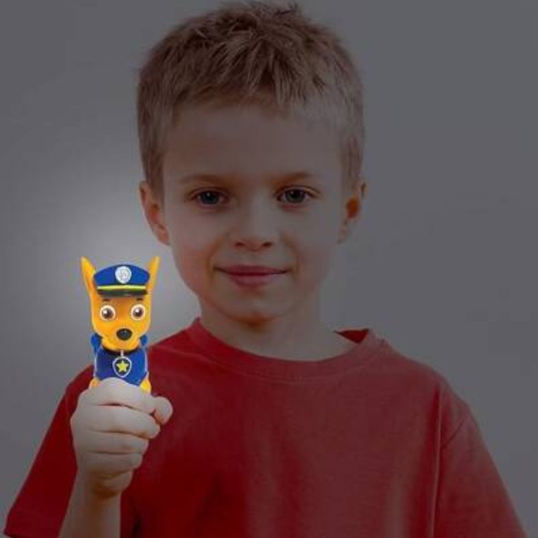 LEXIBOOK PAW PATROL CHASE LED POCKET NIGHT LIGHT 13CM, Ages 3+