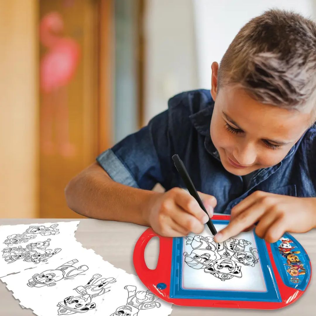 LEXIBOOK PAW PATROL DRAWING PROJECTOR WITH TEMPLATES AND STAMPS, Ages 4+