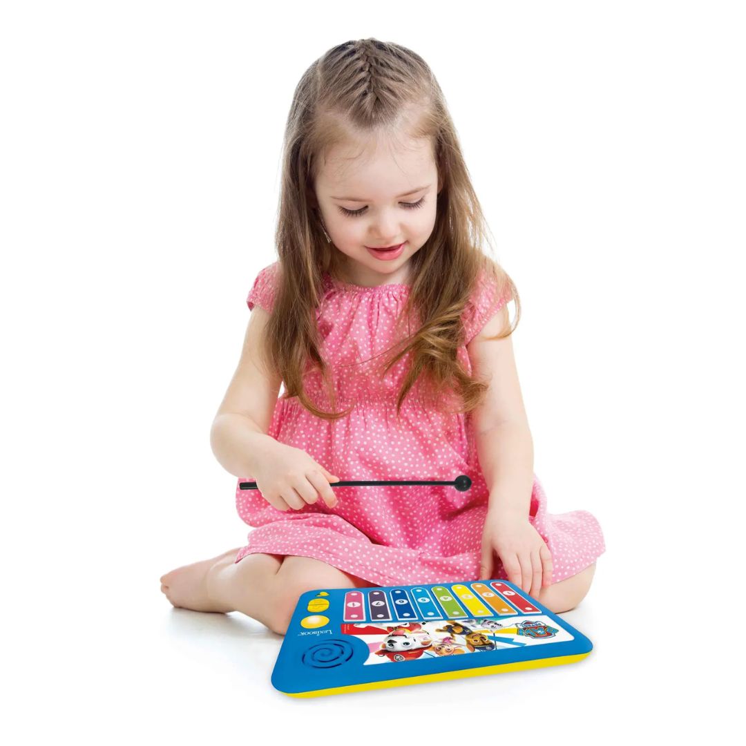 LEXIBOOK PAW PATROL ELECTRONIC XYLOPHONE W/LEARNING MUSIC METHOD W/LIGHTS, Ages 3+