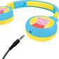 LEXIBOOK PEPPA PIG 2 IN 1 BLUETOOTH® AND WIRED FOLDABLE HEADPHONE, Ages 3+