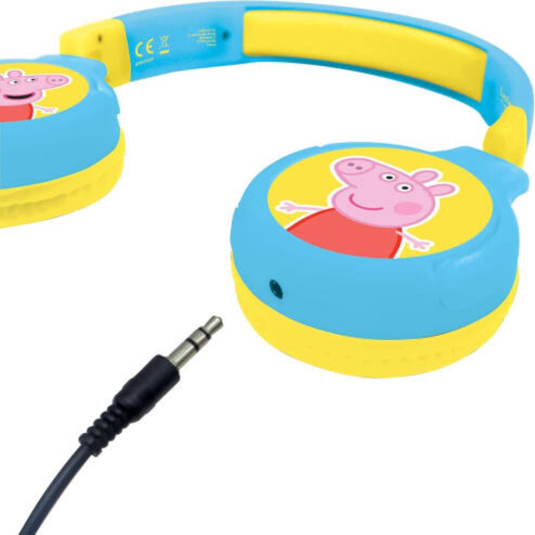LEXIBOOK PEPPA PIG 2 IN 1 BLUETOOTH® AND WIRED FOLDABLE HEADPHONE, Ages 3+