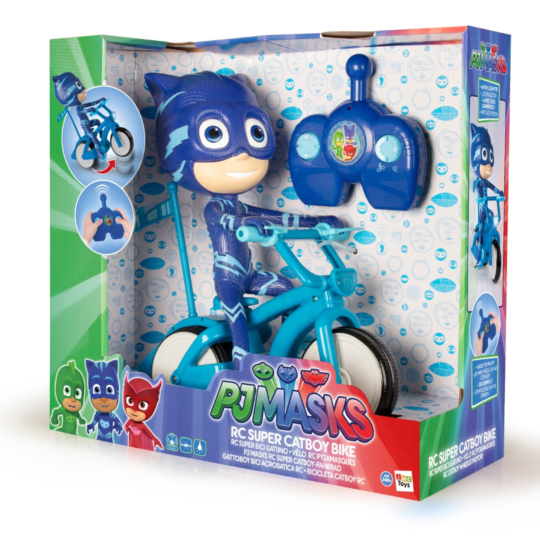IMC Toys PJ MASKS RC CATBOY WHEELIE BIKE, Ages 24m+