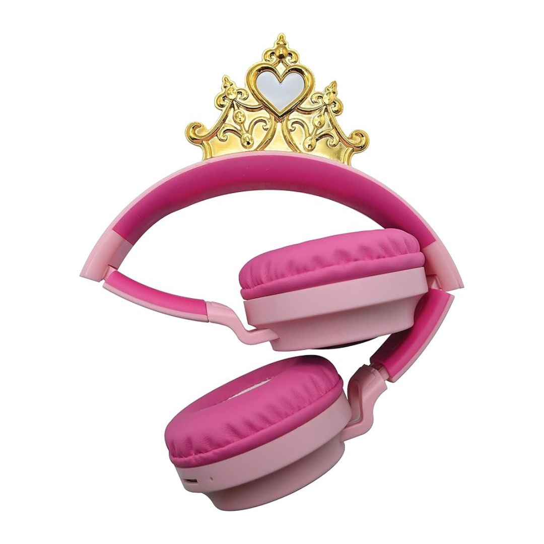 LEXIBOOK PRINCESS BLUETOOTH/WIRED FOLDABLE HEADPHONES, Ages 4+