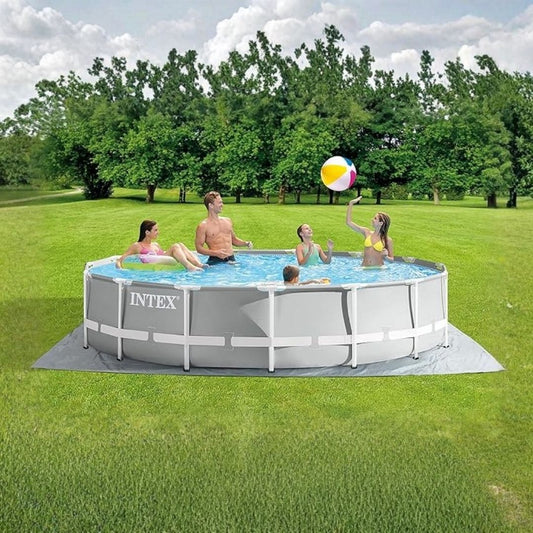 Intex Prism Frame above ground swimming pool set 457x107 cm with ladder and filter pump