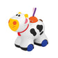 Kiddieland Push N Go Moo Moo Cow friction powered toddler toy for indoor and outdoor play